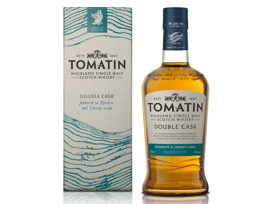 Tomatin Double Cask bottle and box