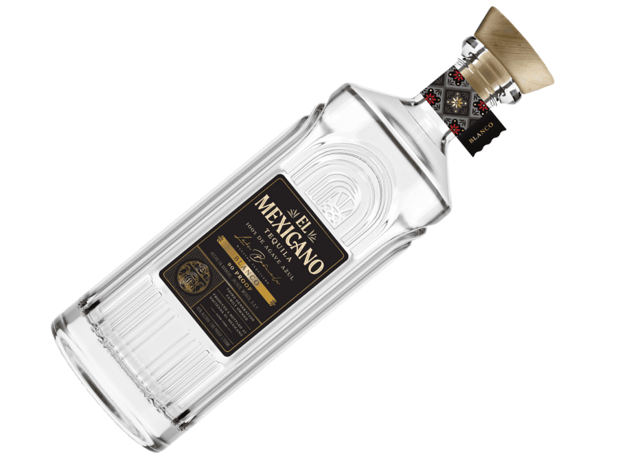 Tequila El Mexicano Blanco 90 bottle