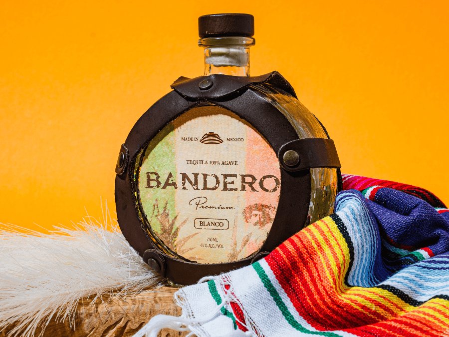 Bandero Blanco Tequila bottle
