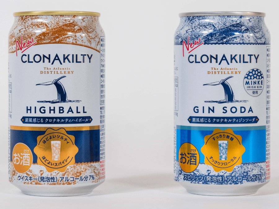 Clonakilty Whiskey Highball and Gin Soda RTDs