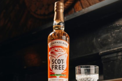 Scot-Free English whisky bottle