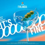 Finlandia Vodka campaign with martini serve
