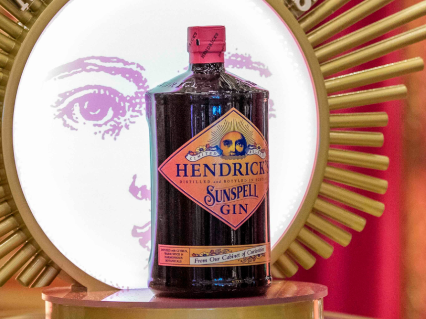 Hendrick's Sunspell bottle