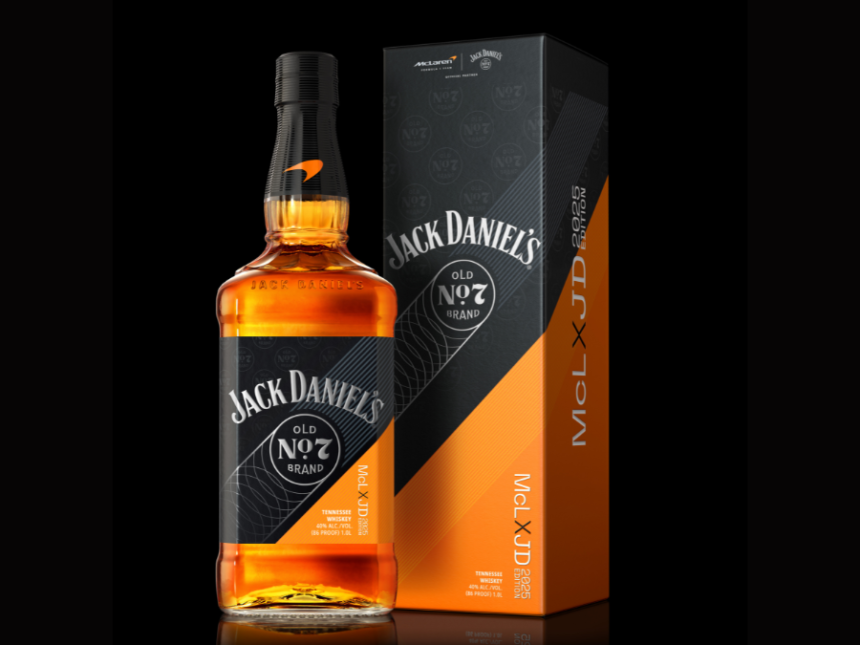 Jack Daniel's McLaren 2025 bottling