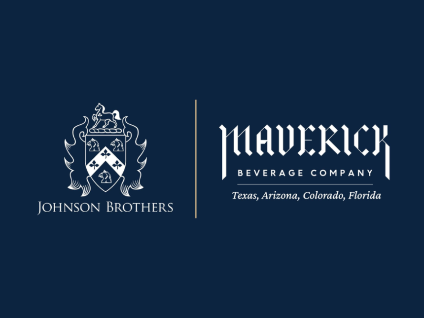 Johnson Brothers and Maverick Beverage Co logos