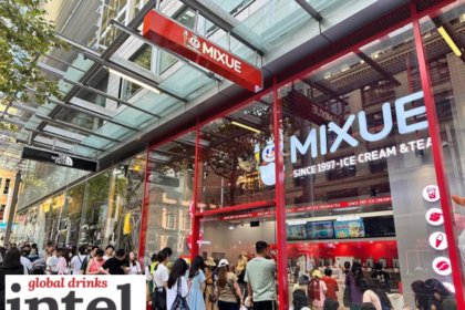 Queues at the opening of Mixue’s first Australian store in Sydney in 2023