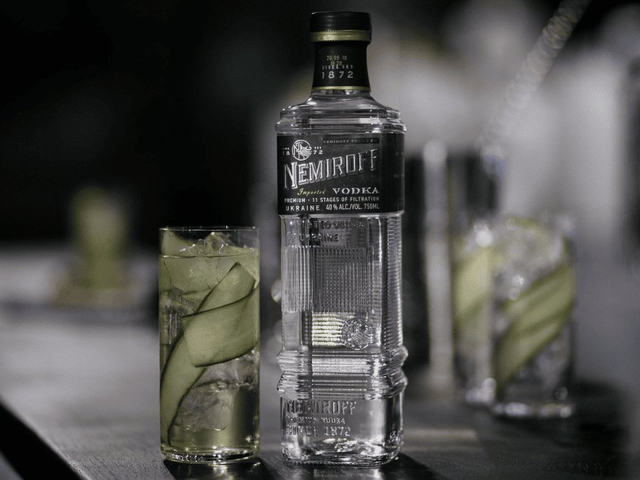 Bottle of Nemiroff De Luxe