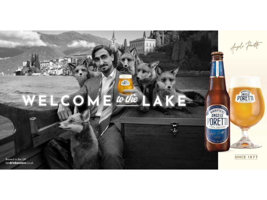 Still image from Birrificio Angelo Poretti marketing campaign