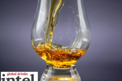 Glass of scotch whisky