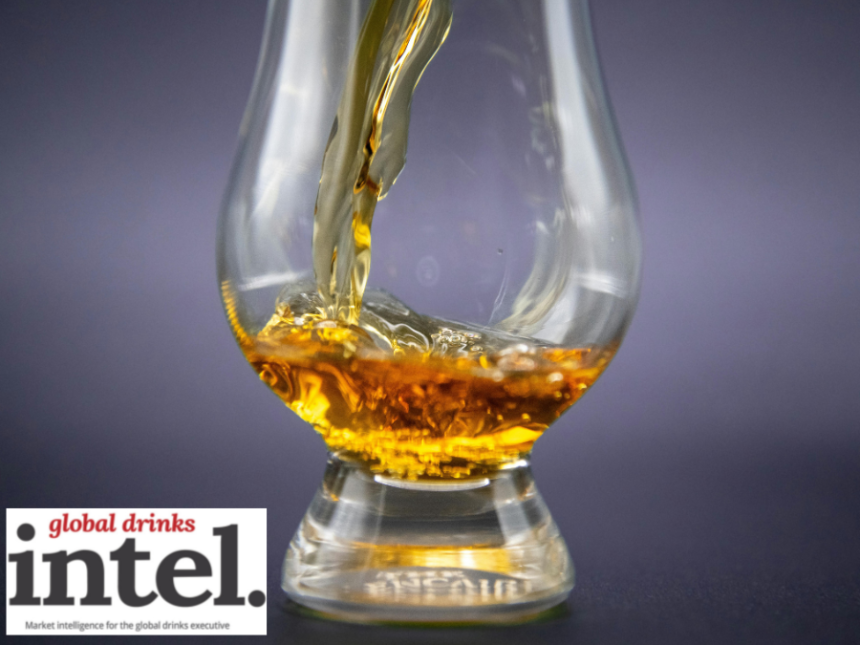 Glass of scotch whisky