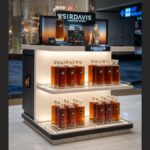 SirDavis American whiskey display in Asia GTR