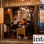 Exterior of a bar in South Korea