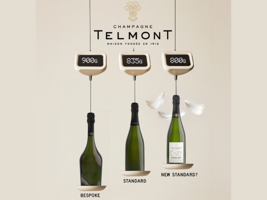 Champagne Telmont 800g bottle