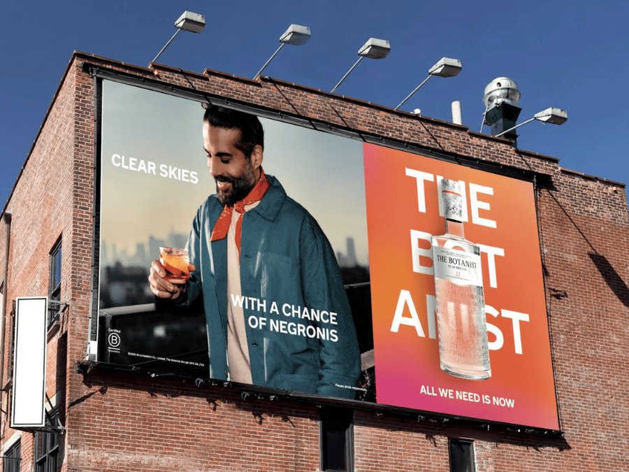 The Botanist billboard campaign