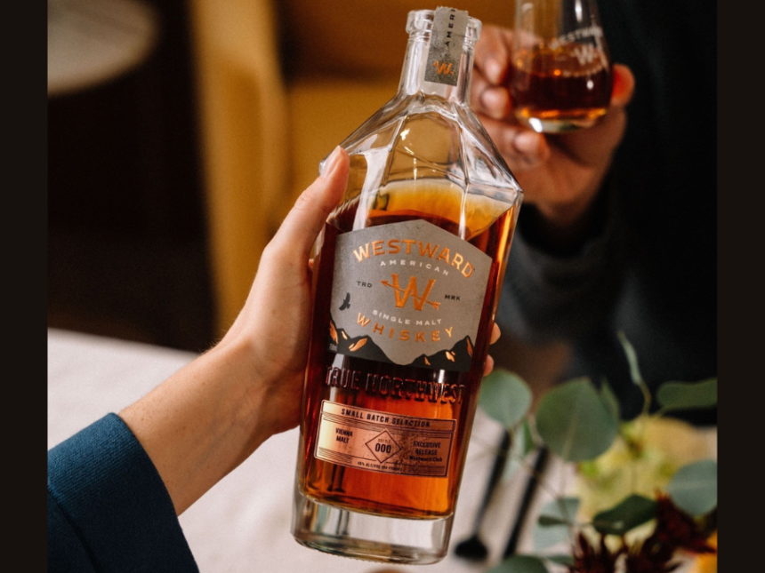 Westward Whiskey bottle