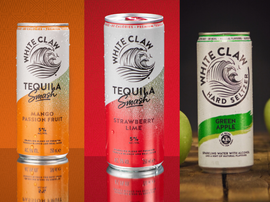 White Claw Tequila Smash and Green Apple iterations