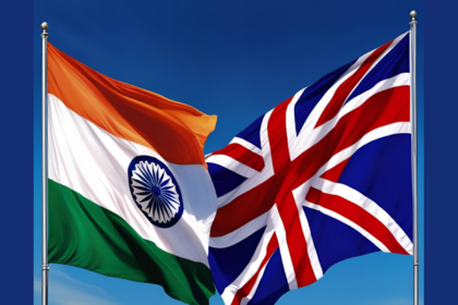 India and UK flags
