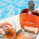 Ron Barcelo bottle next to serve