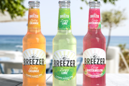 Bacardi Breezer three flavours in bottles