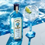 Bombay Sapphire bottle and serve