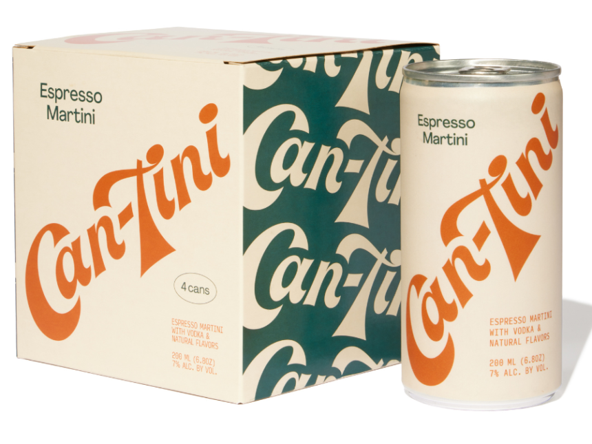 Can-tini single can and four-pack