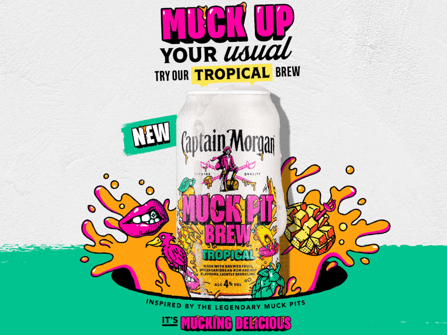 Captain Morgan Muck Pit Brew can
