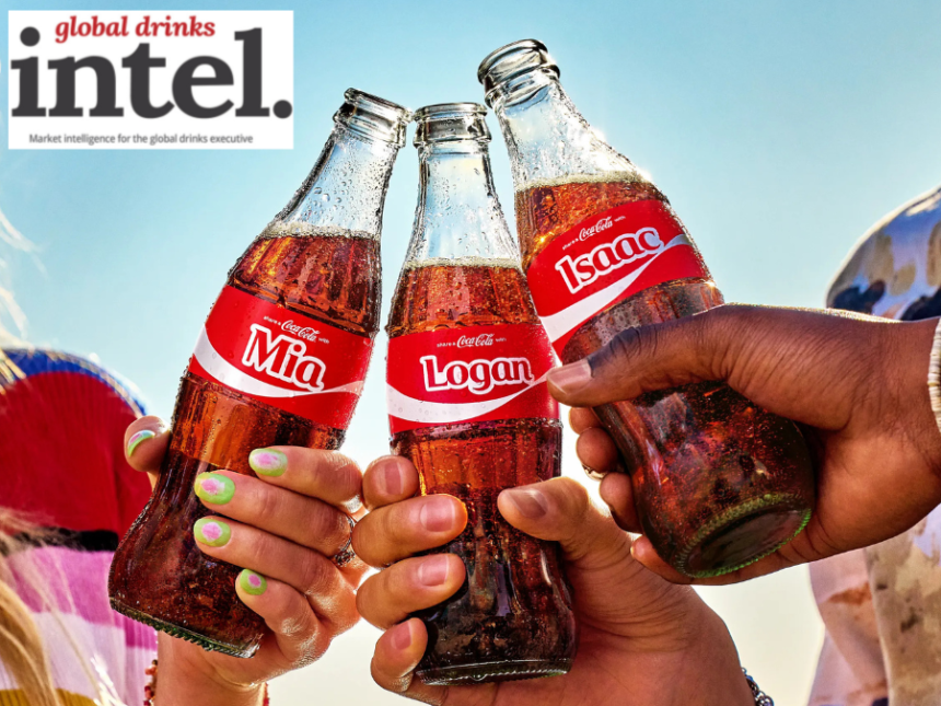 Still image from Coca-Cola's Share a Coke campaign