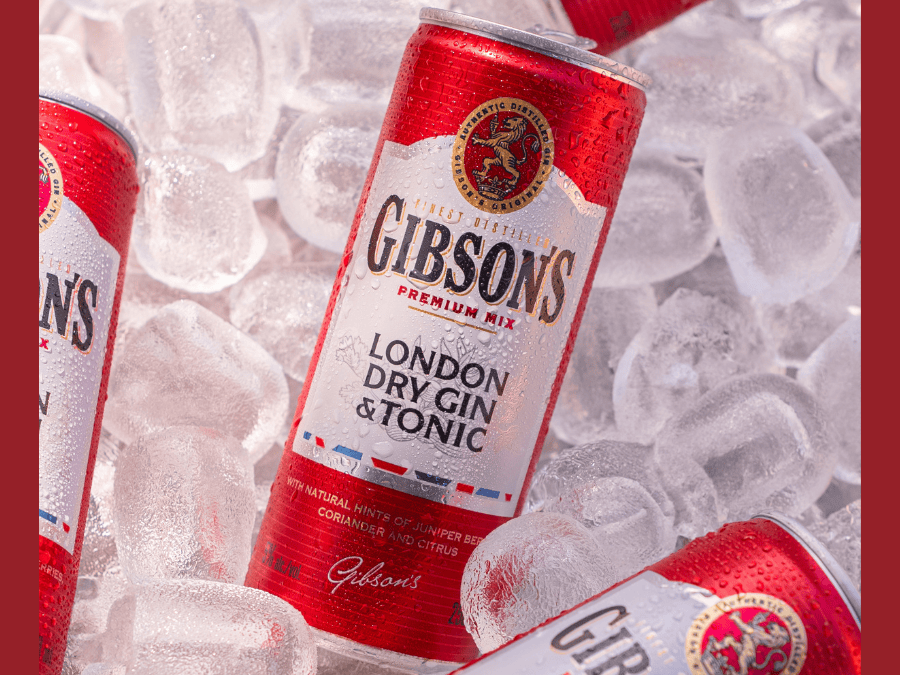 Gibson's London Dry Gin & Tonic can