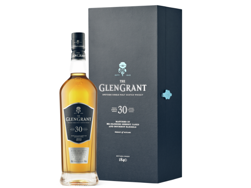 The Glen Grant 30-Year-Old bottle and box