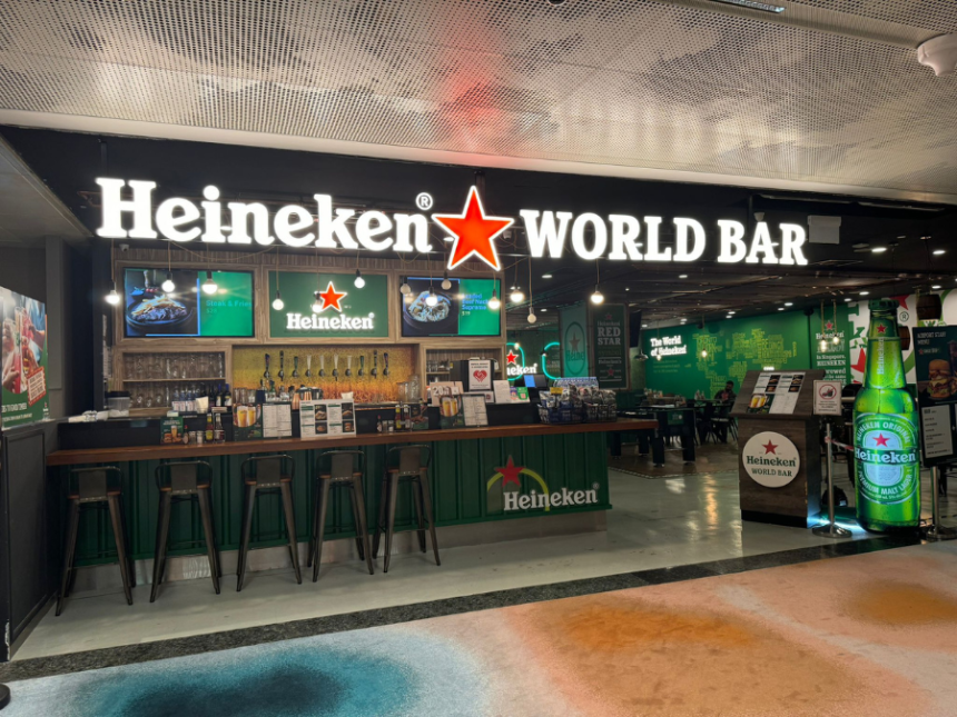 Heineken World Bar in Singapore