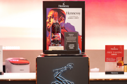 Hennessy x LeBron James VSOP bottle and box