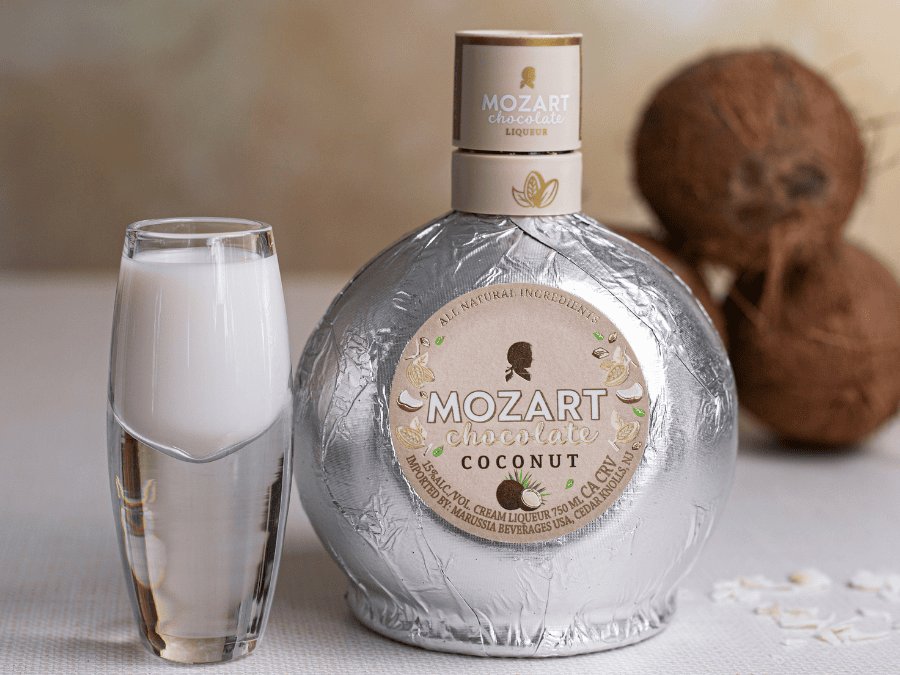 Mozart Coconut Chocolate Liqueur bottle