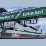 Silverstone x Heineken banner at the circuit
