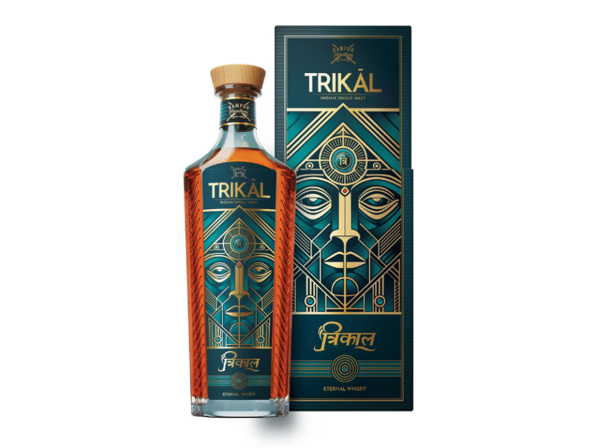 Trikal bottle and box