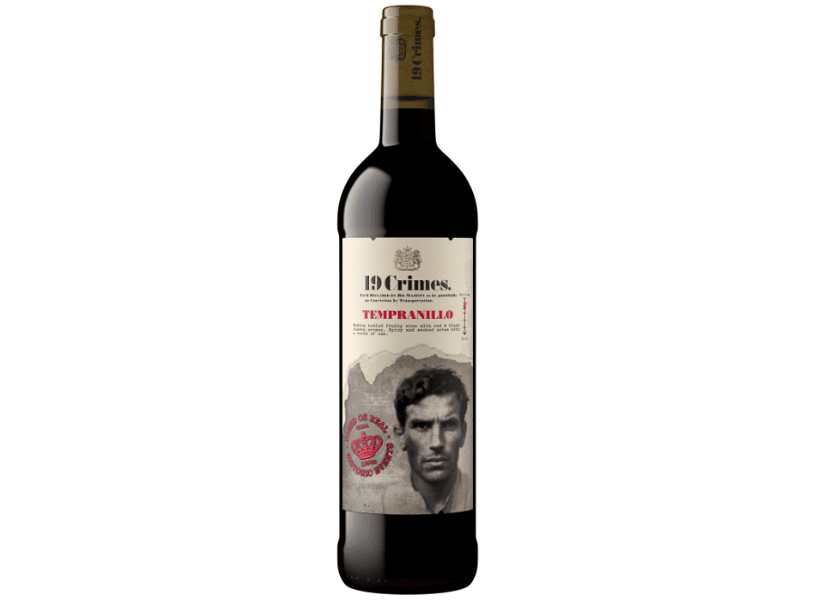 19 Crimes Tempranillo bottle