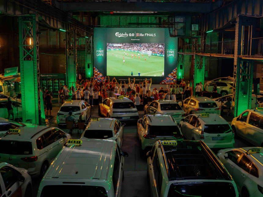 Still from Carlsberg 'Fare Game' campaign