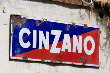Cinzano sign on a wall