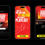 Screenshots of Desperados campaign with Spotify