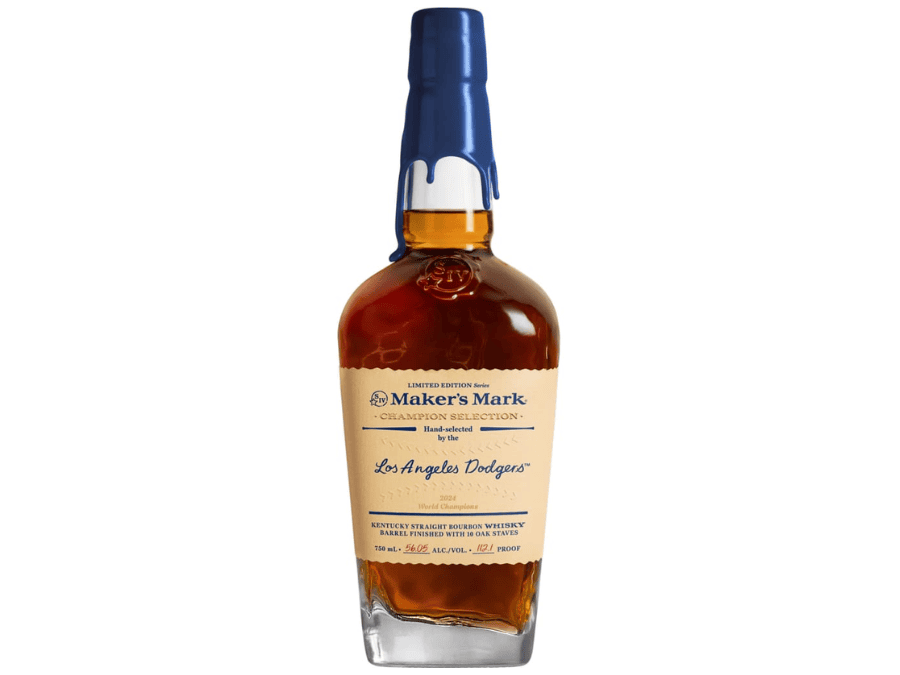 Maker's Mark Champion Selection x Los Angeles Dodgers bottle