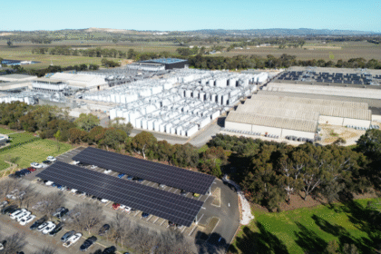 Treasury Wine Estates' Barossa Winery and Packaging Centre aerial view
