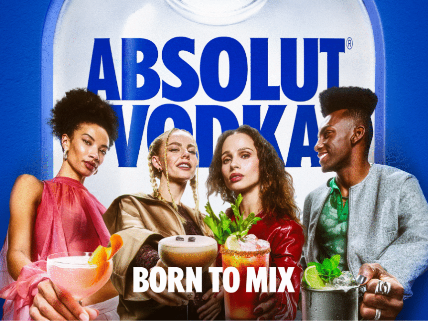 Absolut Born To Mix campaign
