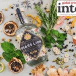 Brass Lion Singapore Dry Gin bottle