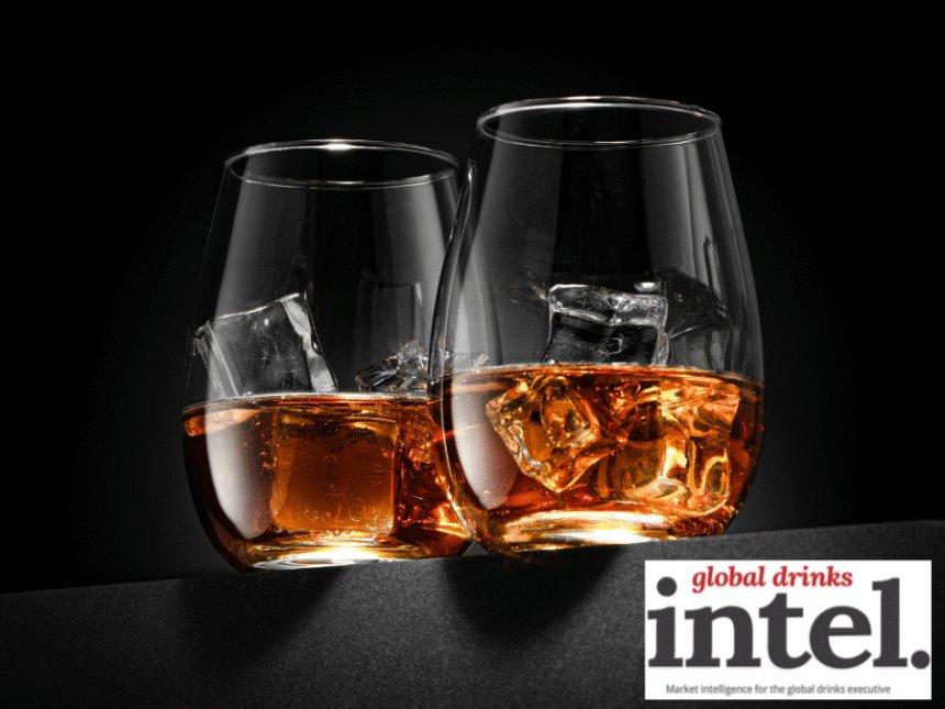 Aged spirits - two servings with ice