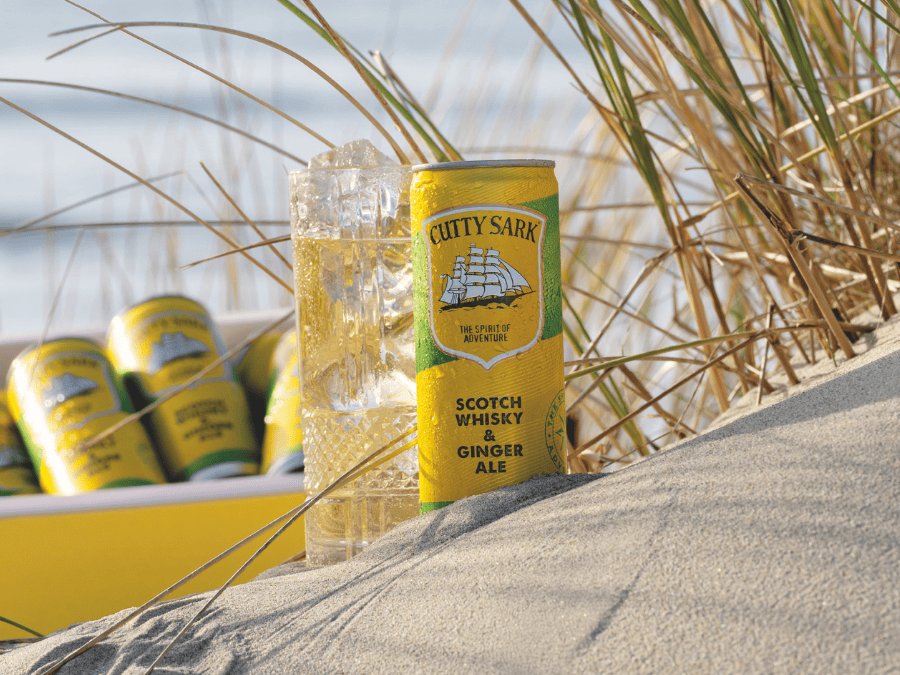 The Cutty Sark & Ginger Ale Highball can