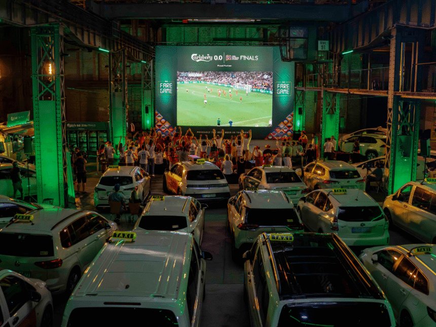 Still from Carlsberg 'Fare Game' campaign
