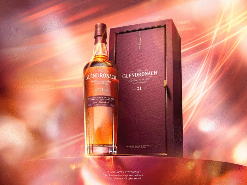 Glendronach 21 year old rebranded bottle