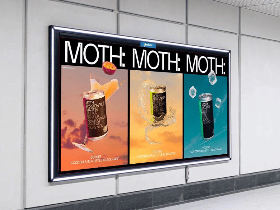 Moth OOH advert