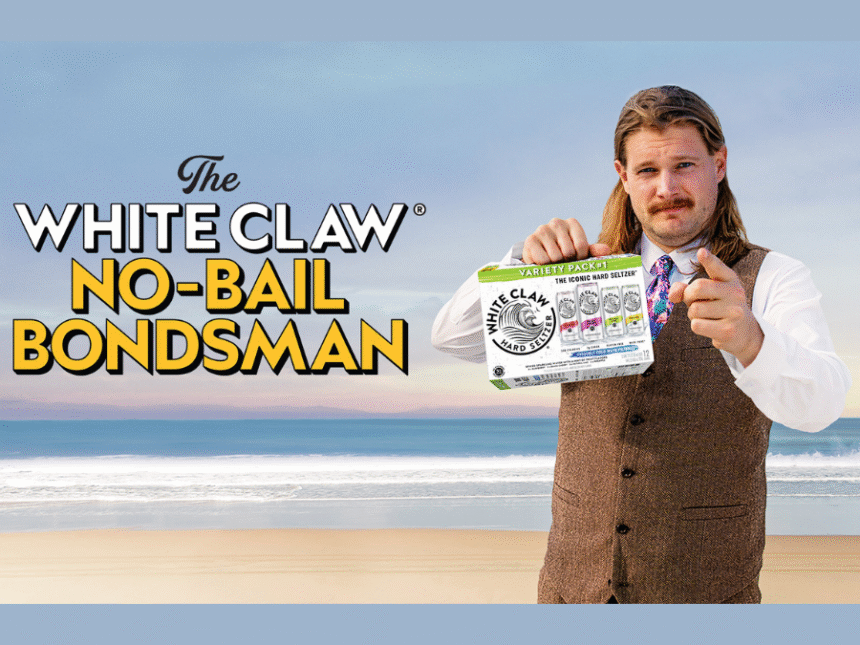 Caleb Pressley activation for White Claw