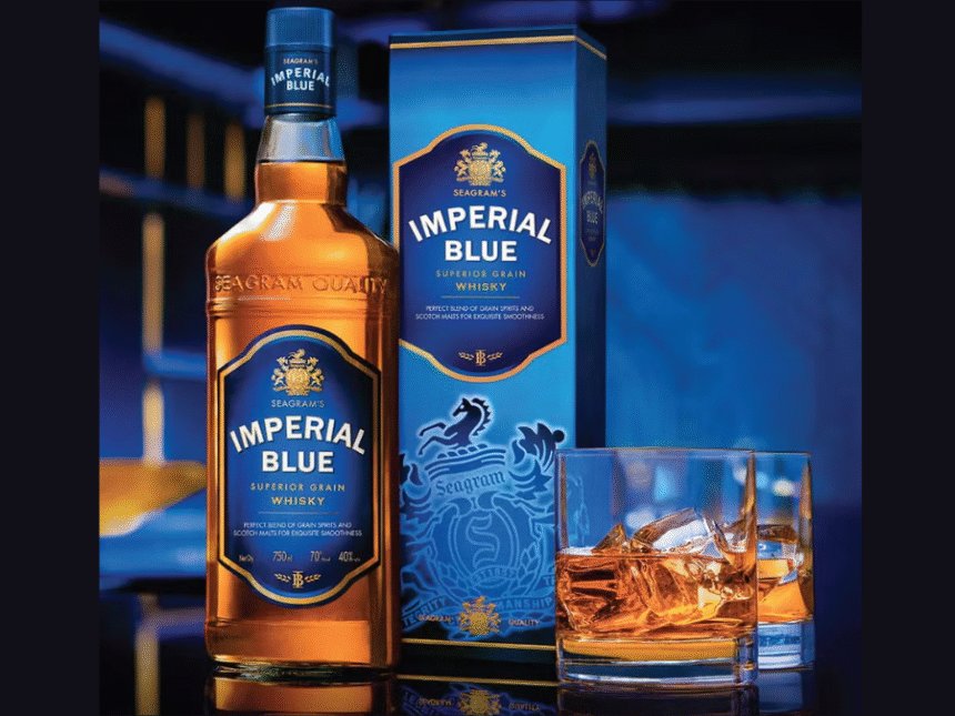 Imperial Blue bottle plus box