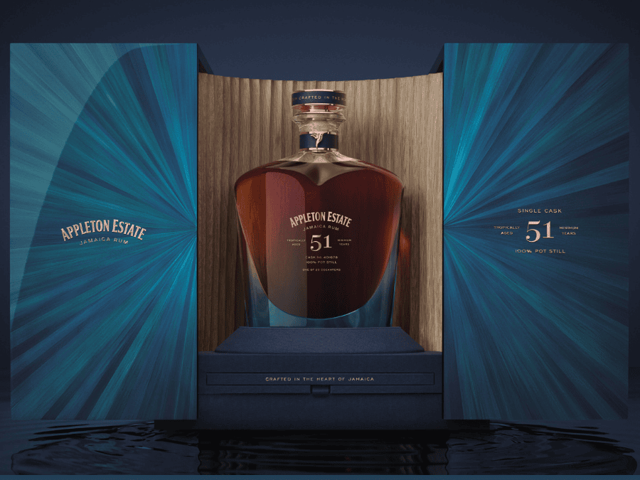 Appleton Estate The Source 51-Year-Old bottle and box